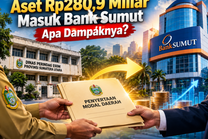 Rp280,9 Miliar Aset Pemprov Masuk Bank Sumut, Apa Dampaknya bagi Ekonomi Sumut?