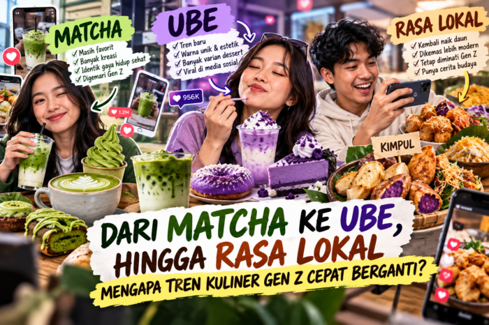 Matcha, Ube hingga Kimpul: Mengapa Tren Kuliner Gen Z Cepat Berganti?
