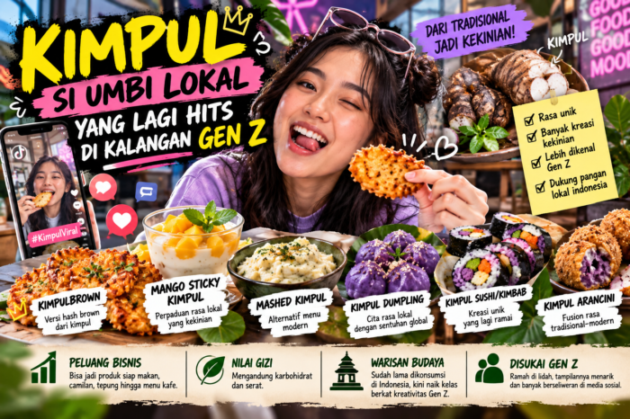 Dari Kimpulbrown hingga Mango Sticky Kimpul, Pangan Lokal Kini Naik Kelas