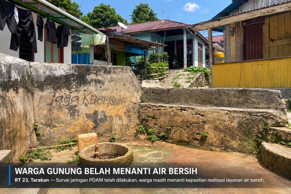 pdamtarakan,gunungbelah, airbersih, sumur, rt23,kelurahansebengkok, tarakan, tarakantengah, walikotatarakan, kemarau