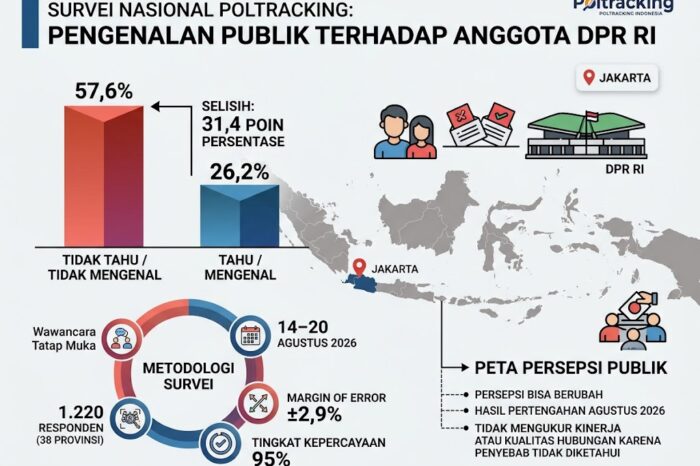 57,6 % Publik  Tak Kenal Anggota DPR dari Daerahnya