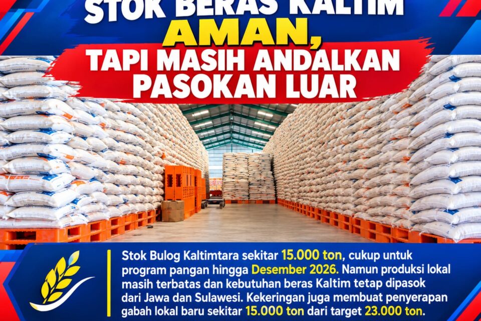 Stok beras aman, Tapi Kaltim masih bergantung pada Jawa dan Sulawesi