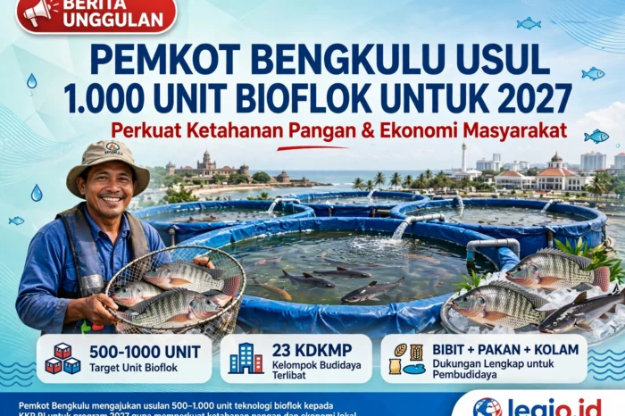 Petani di Bengkulu diusulkan dapat 1.000 Bioflok demi ketahanan pangan dan ekonomi