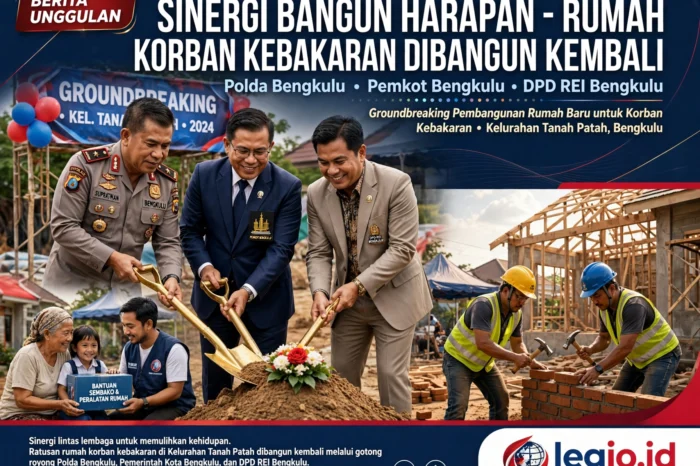 Kolaborasi pemerintah, Polisi dan REI bangun kembali rumah korban kebakaran Bengkulu
