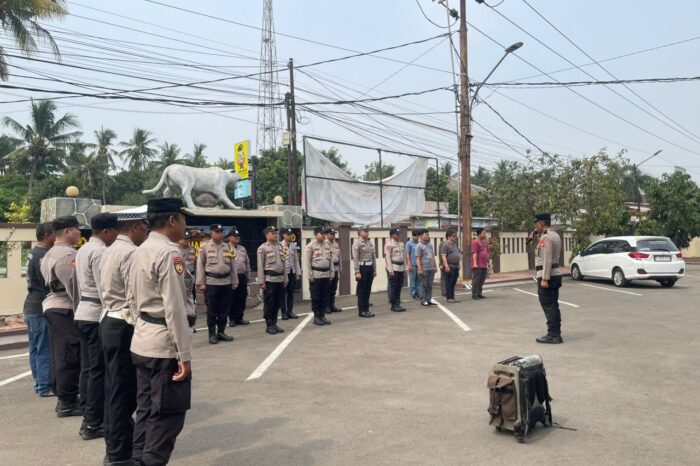 Kapolsek Mauk Pimpin Apel Pagi, Tekankan Disiplin dan Pelayanan