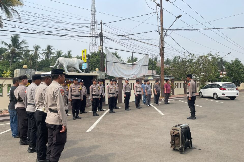 Apel pagi polsek mauk