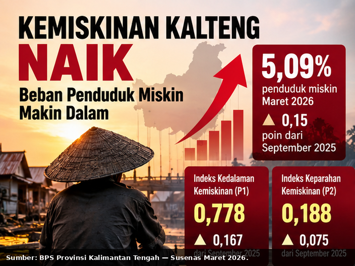 bps kalteng, angka kemiskinan kalteng,