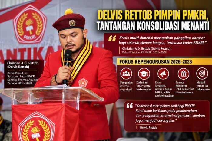 Delvis Rettob pimpin PMKRI, Tantangan konsolidasi menanti