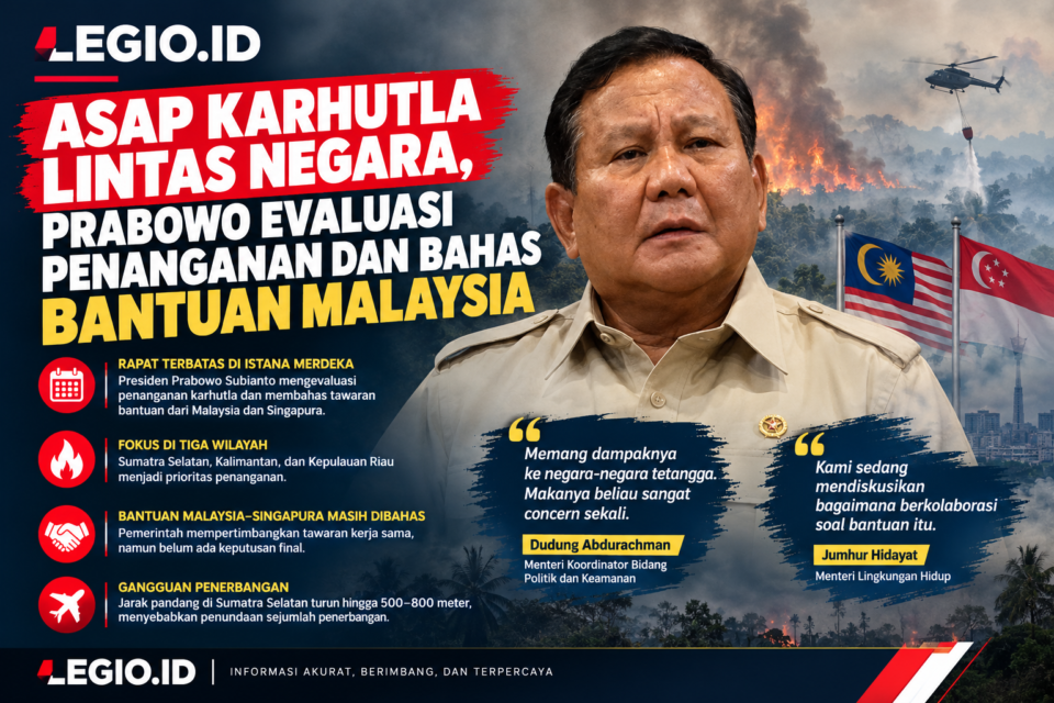 Asap karhutla lintas negara, Prabowo evaluasi penanganan dan bahas bantuan Malaysia