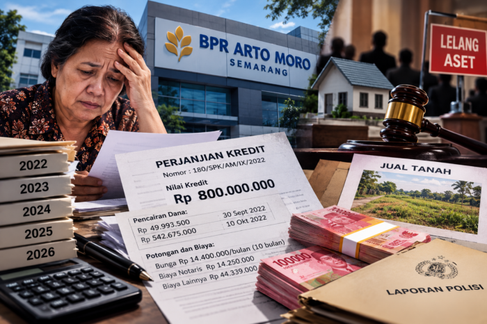 Kredit Rp800 Juta Berujung Sengketa, Nasabah Pertanyakan Pencairan hingga Rencana Lelang