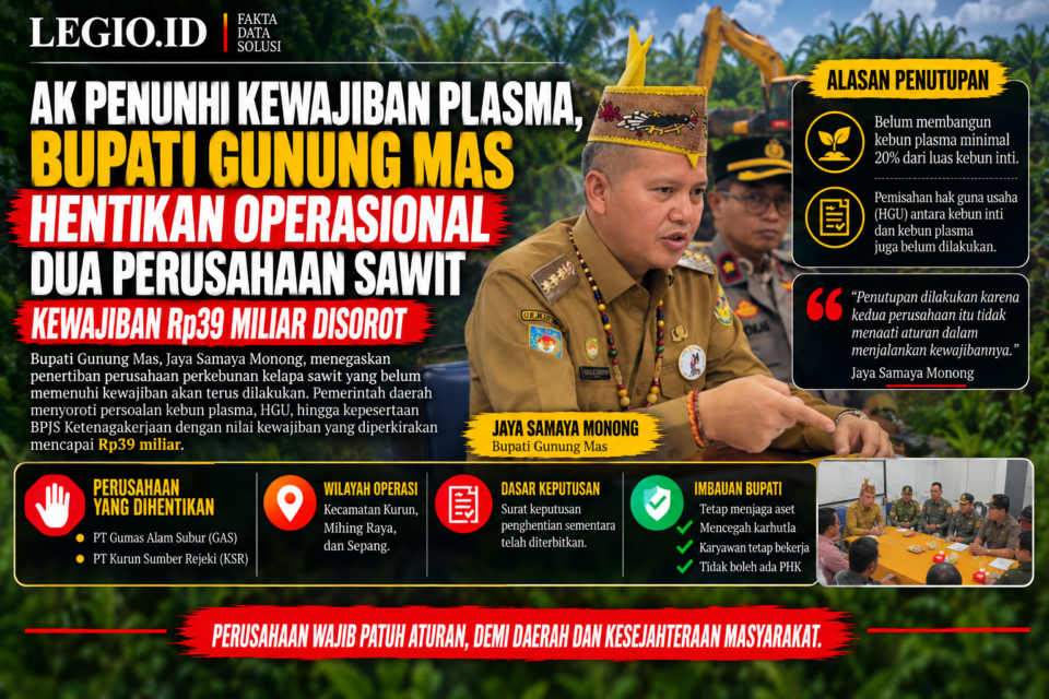 Ilustrasi Bupati Gumas Jaya Samaya Monong ketika melakukan pertemuan dengan manajemen PT GAS dan PT KSR, di Desa Pilang Munduk, Kecamatan Kurun/ist