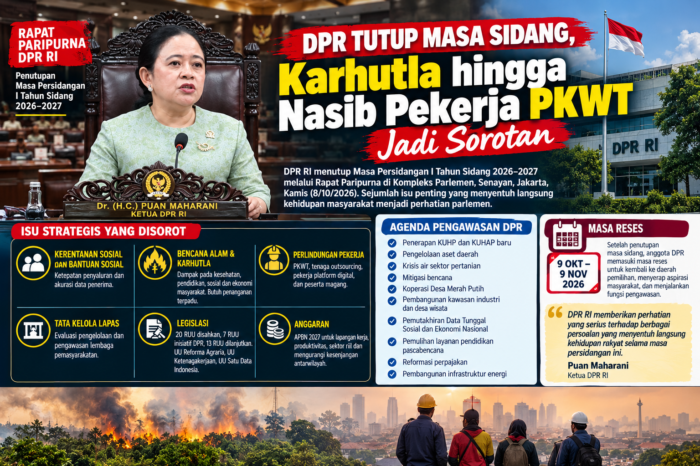 DPR tutup masa sidang, Karhutla hingga nasib pekerja PKWT jadi sorotan