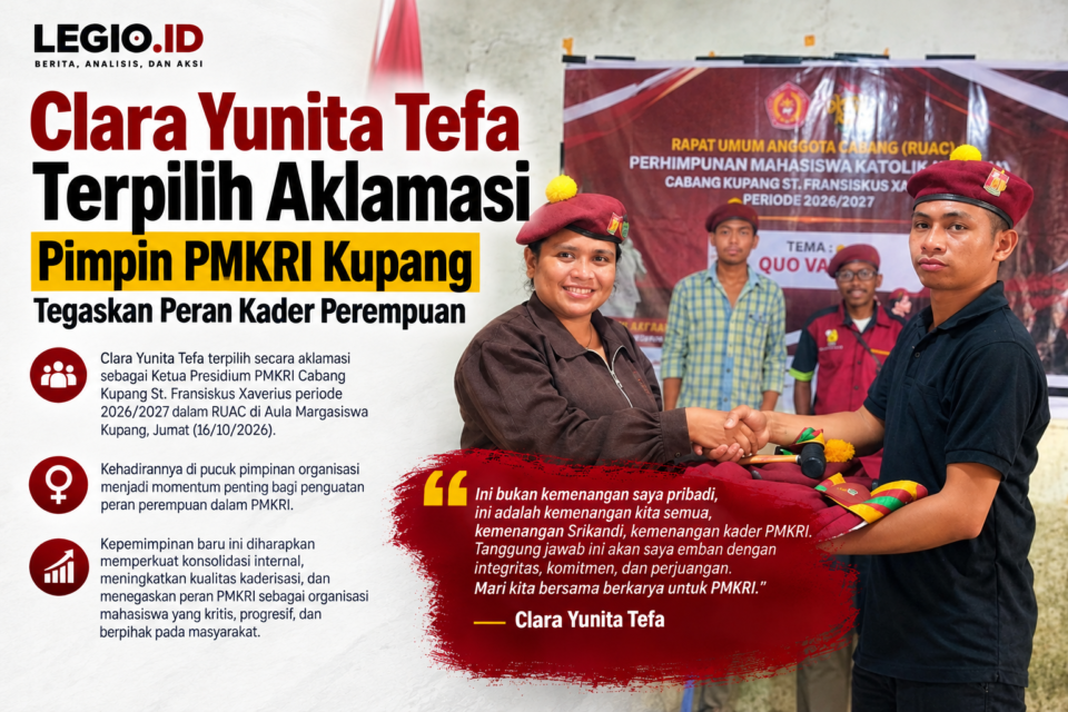 Ilustrasi Clara Yunita Tefa terpilih aklamasi pimpin PMKRI Kupang/AI