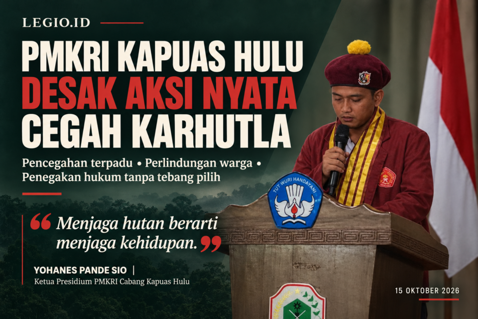 Ilustrasi Ketua Presidium PMKRI Cabang Kapuas Hulu, Yohanes Pande Sio/ist
