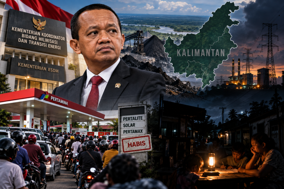 bahlil rangkap jabatan, krisis energi