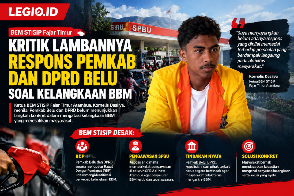 Ilustrasi Ketua BEM STISIP Fajar Timur Atambua, Kornelis Dasilva/ist