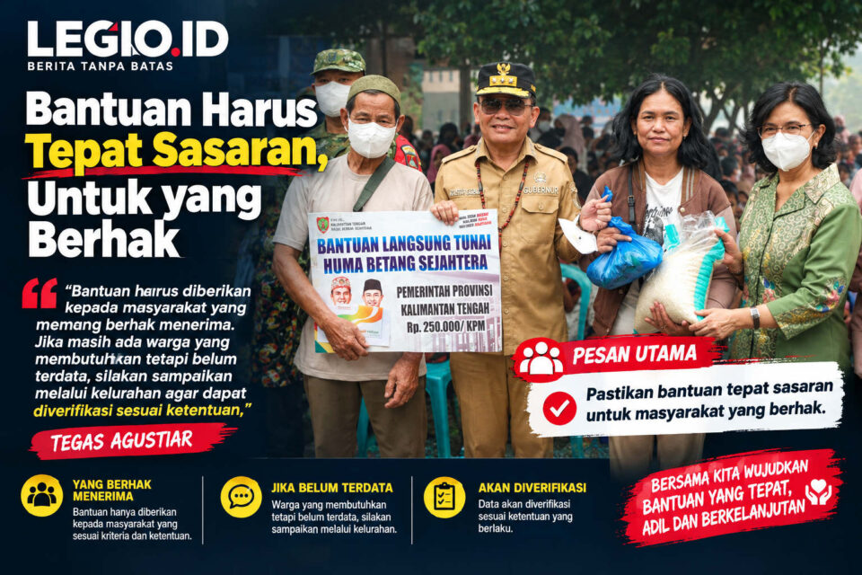 Ilustrasi Gubernur Kalteng Agustiar Sabran menyalurkan 600 paket bantuan pangan kepada warga Kelurahan Tanjung Pinang, Kecamatan Pahandut, Palangka Raya, Minggu (25/10/2026)/AI