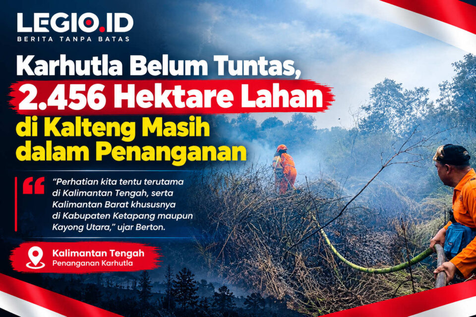 Ilustrasi penanganan Karhutla/AI