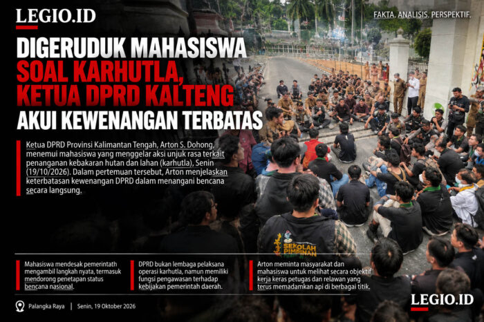 Digeruduk mahasiswa soal karhutla, Ketua DPRD Kalteng akui kewenangan terbatas
