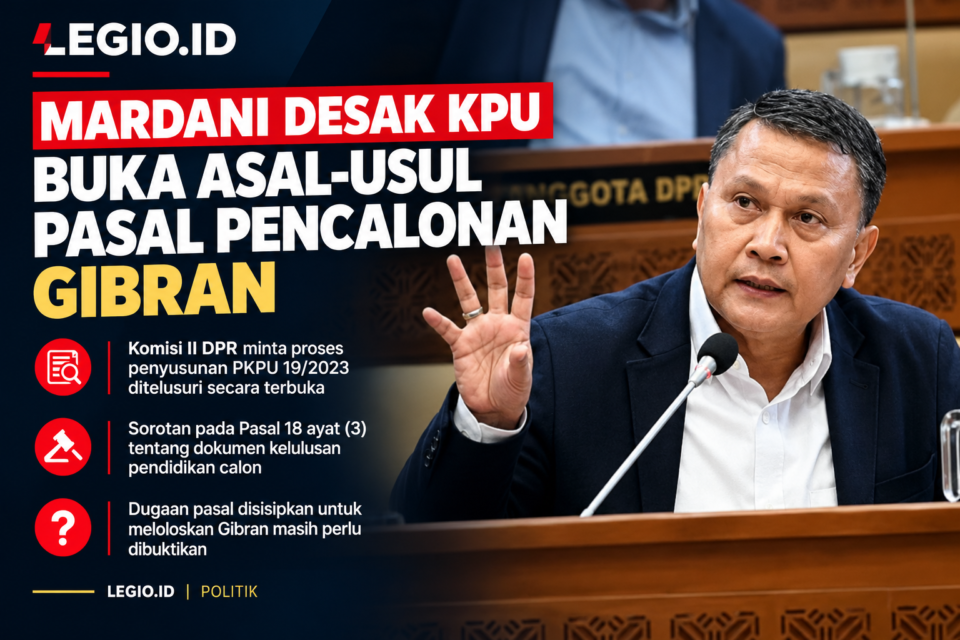 Ilustrasi Anggota Komisi II DPR RI Fraksi PKS Mardani Ali/ist