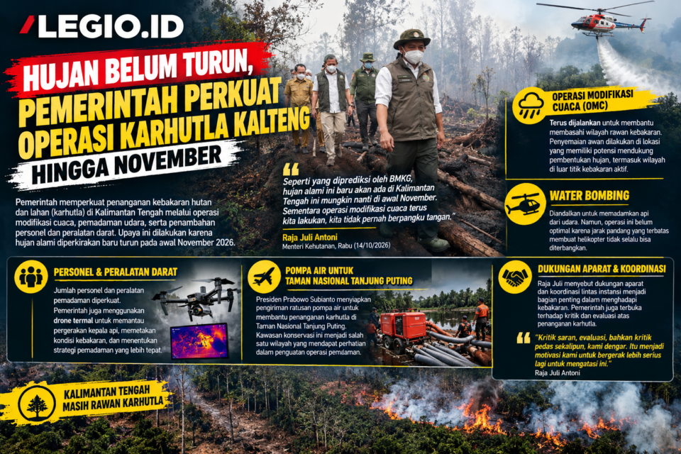 Ilustrasi Pemerintah Optimalkan OMC dan Pasukan Darat Atasi Karhutla/ist