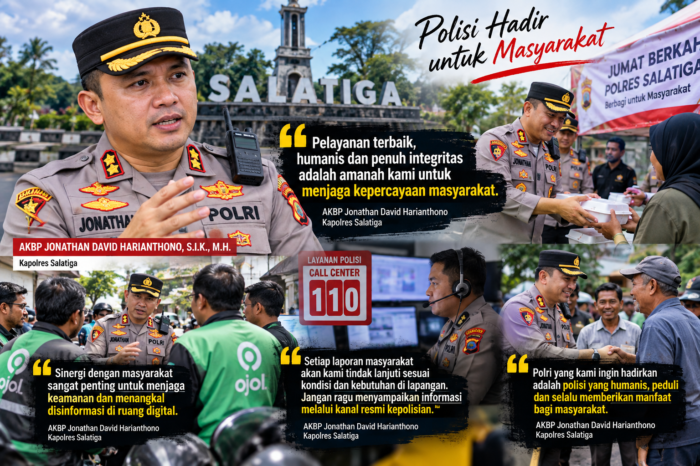 Kapolres Salatiga Dorong Pelayanan Humanis dan Responsif kepada Masyarakat