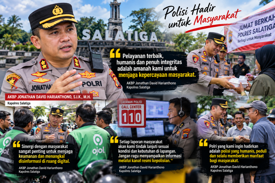 Polisi-Hadir-untuk-Masyarakat, polres salatiga. Foto : AI