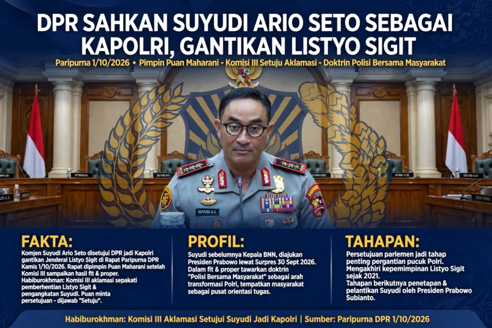 Komjen Pol Suyudi Ario Seto di DPR/ist