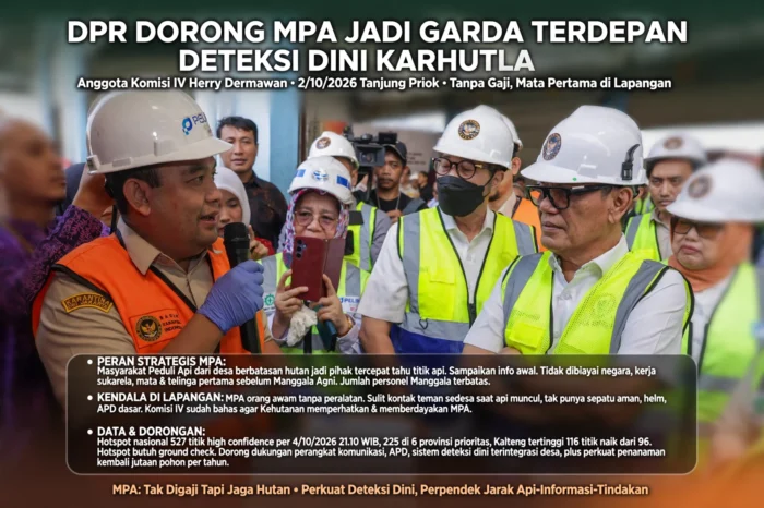 DPR dorong MPA jadi garda terdepan deteksi dini karhutla