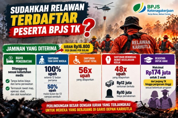 Iuran Rp16.800, Ini Jaminan yang Diterima Relawan Karhutla