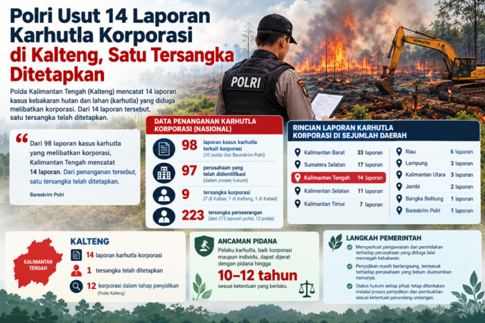 Polri identifikasi 97 perusahaan terkait karhutla, 14 laporan dari Kalteng
