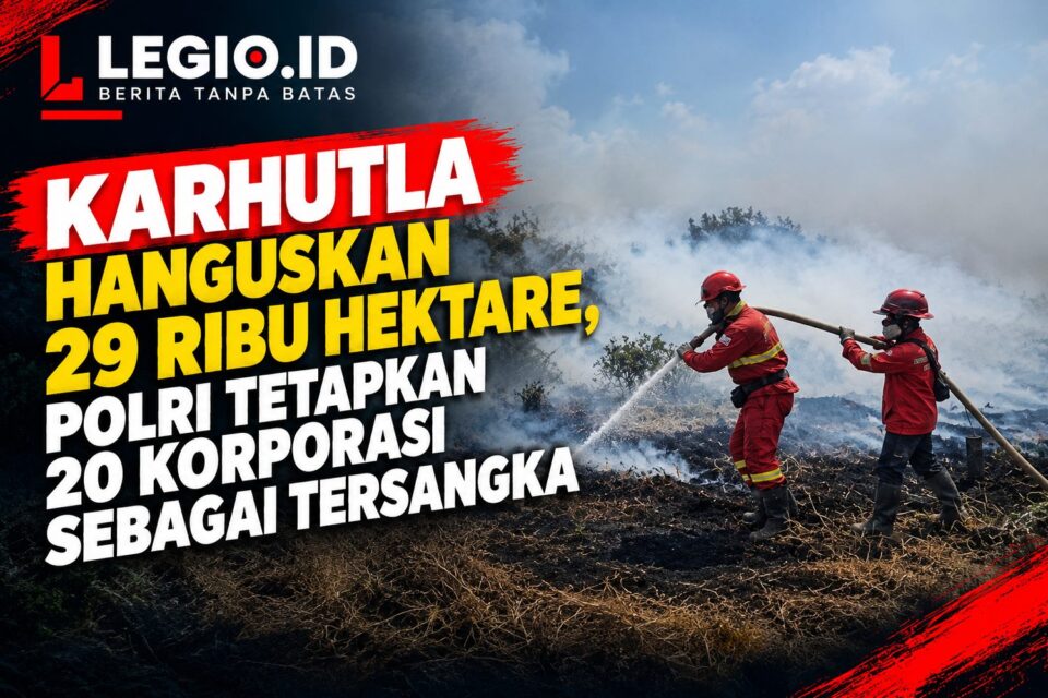 Ilustrasi tim penanganan Karhutla.LEGIOID/AI