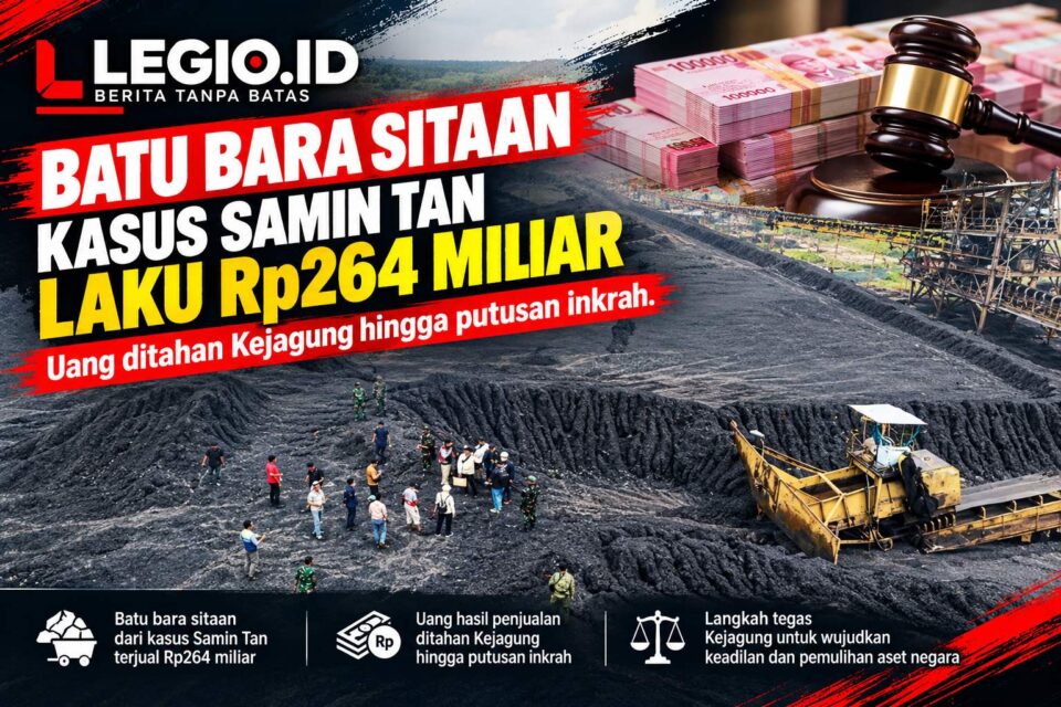 Ilustrasi Komoditas batu bara senilai Rp263 miliar sitaan dari tersangka Samin Tan terkait perkara dugaan korupsi pengelolaan pertambangan PT Asmin Koalindo Tuhup (AKT) di Kabupaten Murung Raya.LEGIO.ID/AI