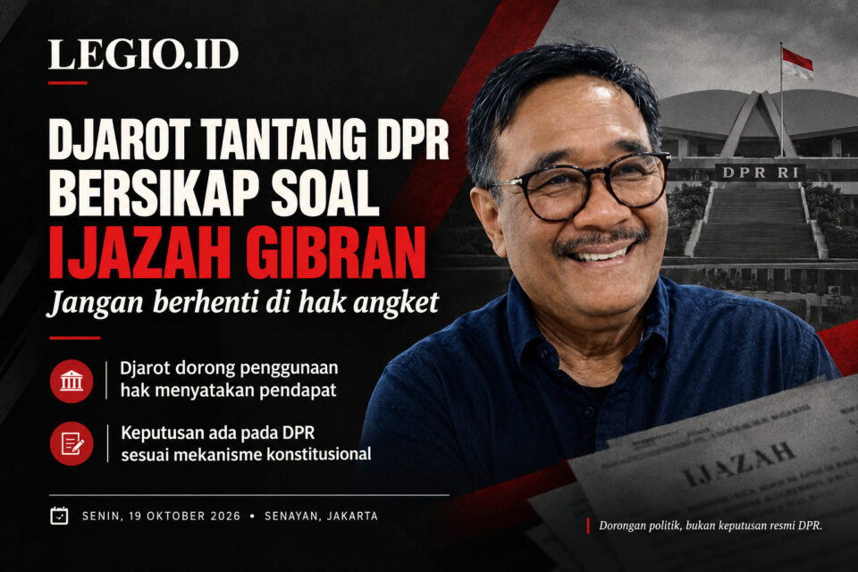 Ilustrasi Wakil Ketua Komisi Kajian Ketatanegaraan MPR RI yang juga Ketua DPP PDIP Djarot Syaiful Hidayat/AI