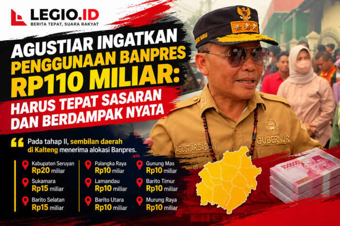 Agustiar ingatkan penggunaan Banpres Rp110 miliar: Harus tepat sasaran dan berdampak nyata