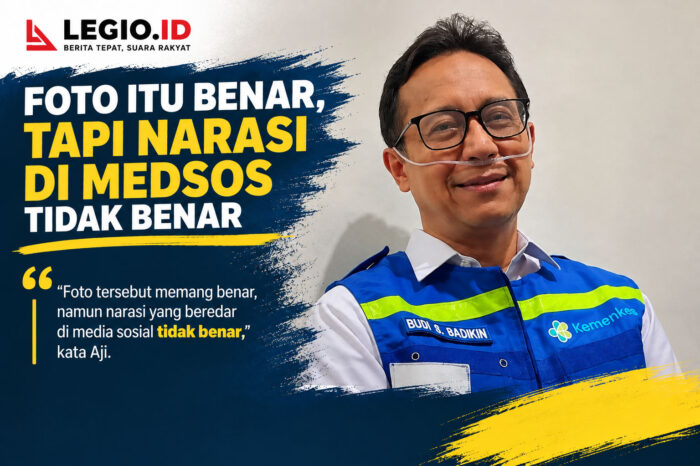 Viral foto pakai oksigen, Menkes Budi: Saya tidak sesak napas di Kalteng