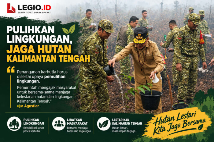 Pulihkan lahan bekas Karhutla, Gubernur Kalteng ajak warga jaga kelestarian hutan