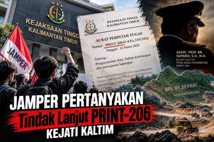 JAMPER Pertanyakan Tindak Lanjut PRINT-206 Kejati Kaltim