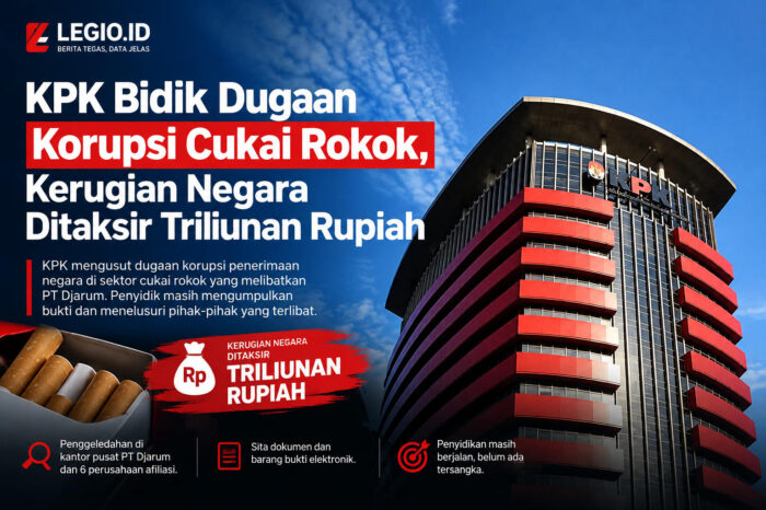 KPK bidik dugaan korupsi cukai rokok, Kerugian negara ditaksir triliunan rupiah