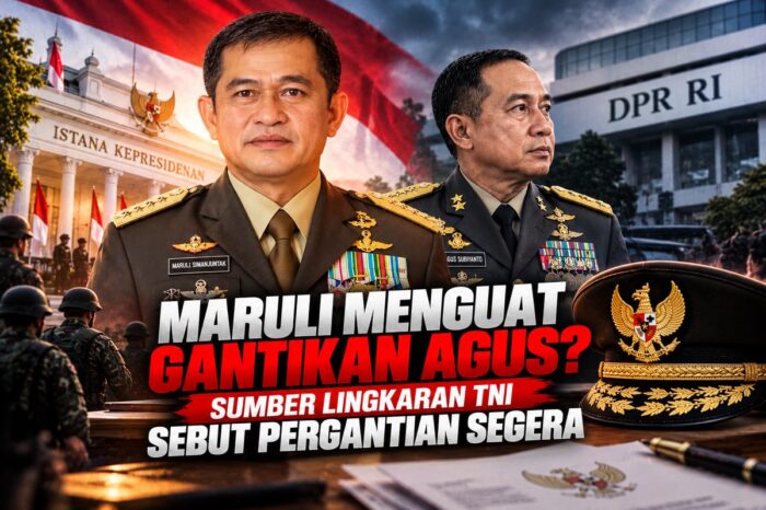 Maruli Menguat Gantikan Agus? Sumber Lingkaran TNI Sebut Pergantian Segera