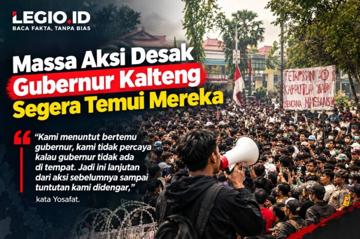 Mahasiswa tagih janji gubernur, Desak karhutla Kalteng ditetapkan sebagai bencana nasional