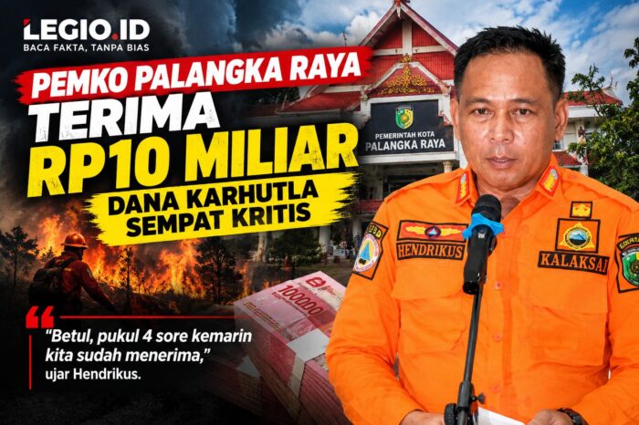 Pemko Palangka Raya terima Rp10 Miliar, Dana Karhutla sempat kritis