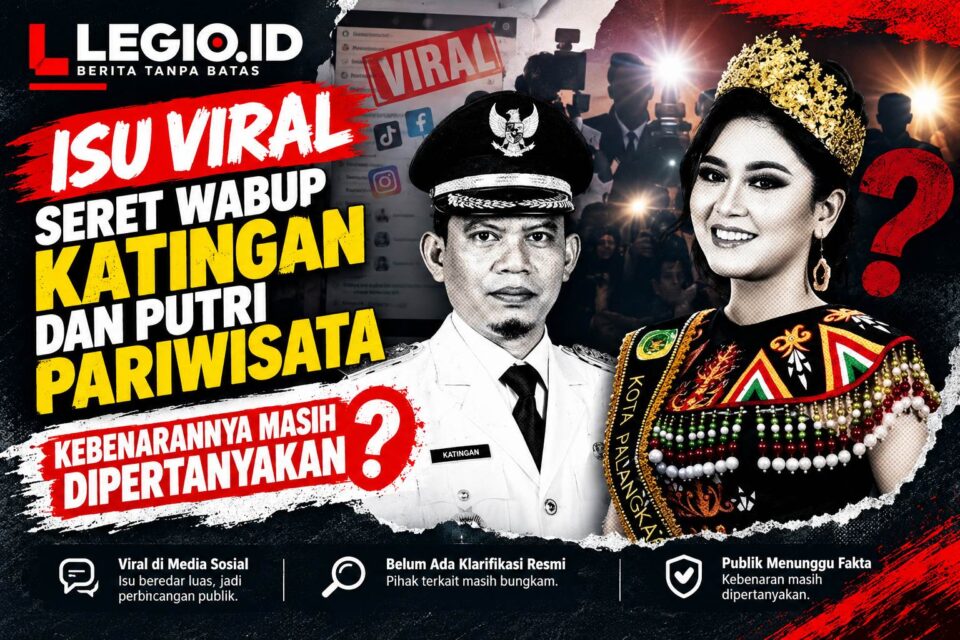 Ilustrasi Wabup Katingan Firdaus dan Putri Pariwisata Tri Yulia Fajrianti.LEGIO.ID/AI