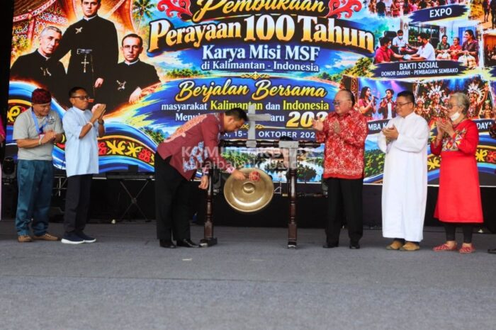 Satu Abad Karya MSF di Kalimantan, Jejak Misi Diabadikan di Barong Tongkok