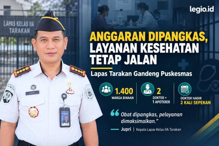 Anggaran Dipangkas, Layanan Kesehatan Lapas Tarakan Tetap Jalan Lewat Kerja Sama Puskesmas