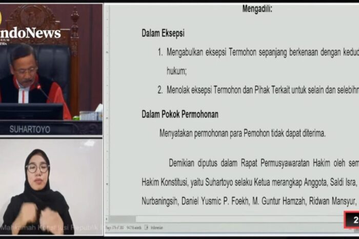 MK Nyatakan Permohonan Syarat Pendidikan Gibran Tak Dapat Diterima